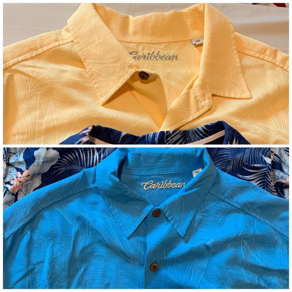 Set of two 2XB Caribbean Men’s Button Up Shirts